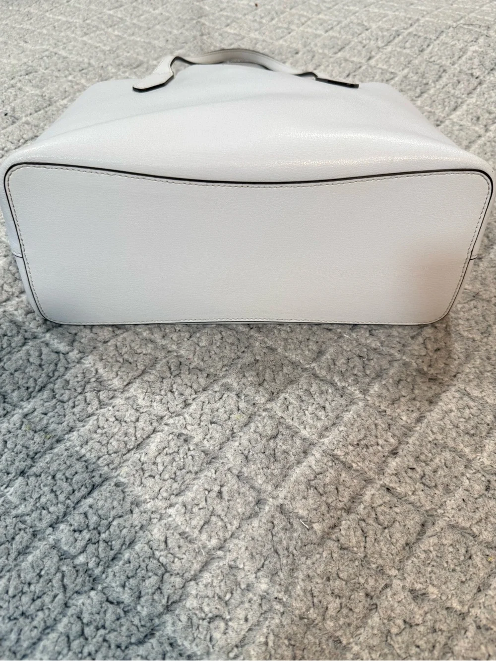 kate spade Cream Leather Structured Tote